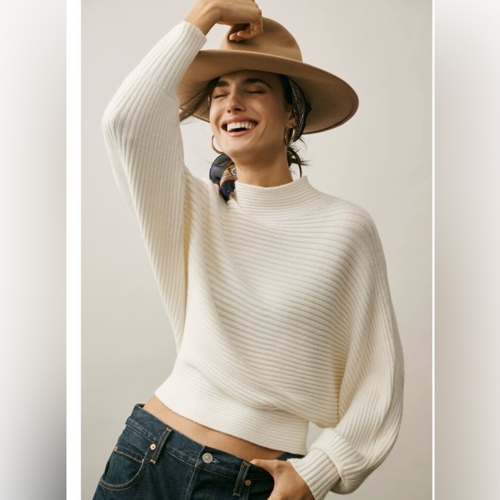 Anthropologie Kendall Mock Neck Sweater